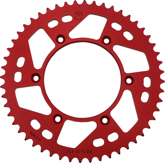 MOOSE OFFROAD Rear Aluminum Sprocket 52 Tooth Beta 1211-BET-52-13
