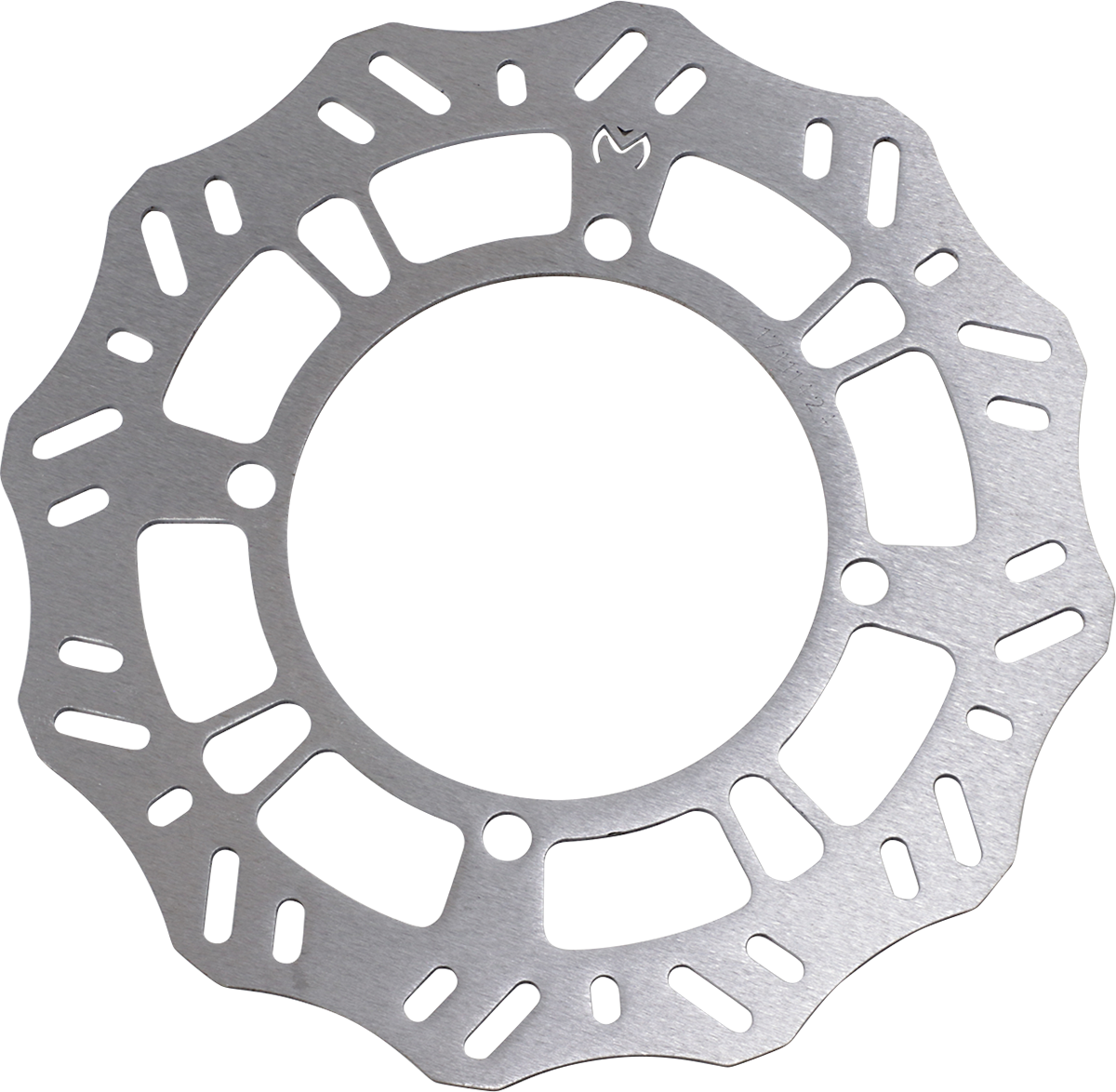 MOOSE OFFROAD rear brake rotor for Kawasaki 1711-RR-KAW02, high-performance motorcycle brake component with ventilated design