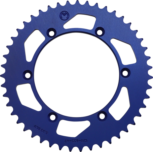 MOOSE OFFROAD Rear Sprocket - 47 Tooth for Beta, Gas Gas, Sherco, Suzuki (Part #1211-822-47-12)