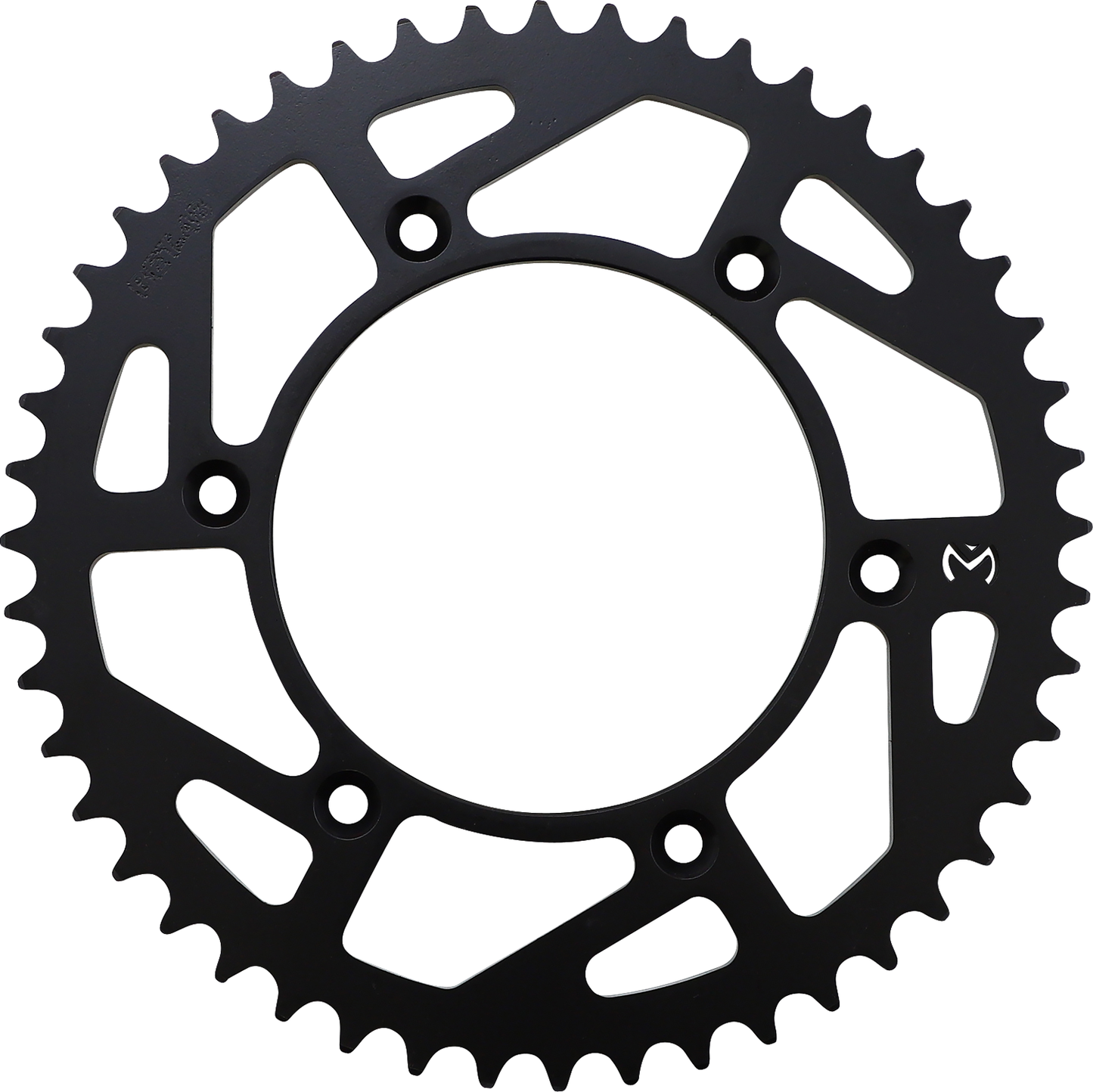 MOOSE OFFROAD 48-tooth rear sprocket for Beta 1210 motorcycle, durable metal construction, detailed gear teeth visible.