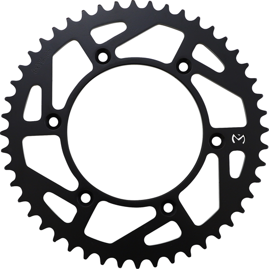 MOOSE OFFROAD 48-tooth rear sprocket for Beta 1210 motorcycle, durable metal construction, detailed gear teeth visible.
