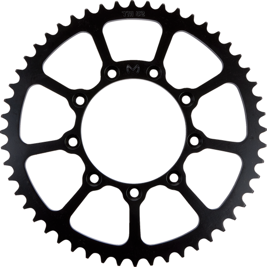 MOOSE OFFROAD rear sprocket with 52 teeth for TM 1210-520TM motorcycle, high-performance steel construction, durable design.