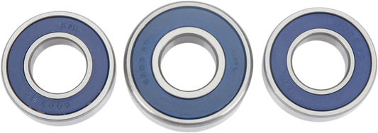 Moose Offroad rear wheel bearing kit for MX1 hubs, showing multiple bearings and components in the kit.