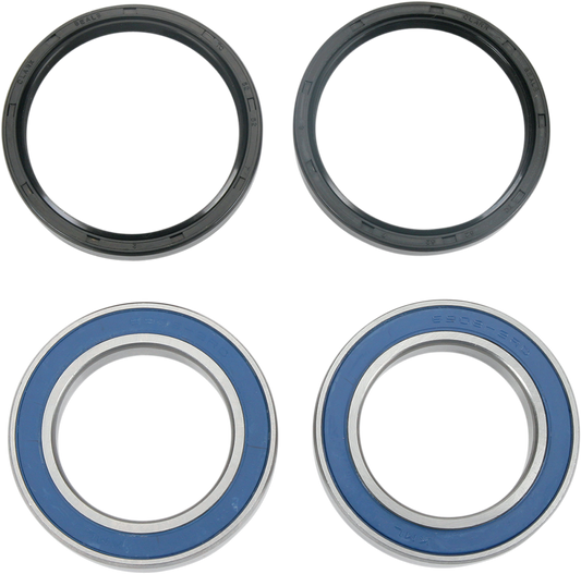 Moose Offroad rear wheel bearing kit for Adly Moto and Honda motorcycles, part number 25-1320, with bearing components visible.
