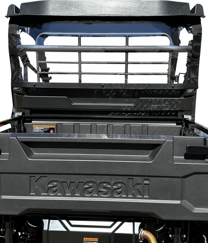 Moose Offroad rear windscreen for Mule Pro MX side view, durable off-road protective screen for side window.