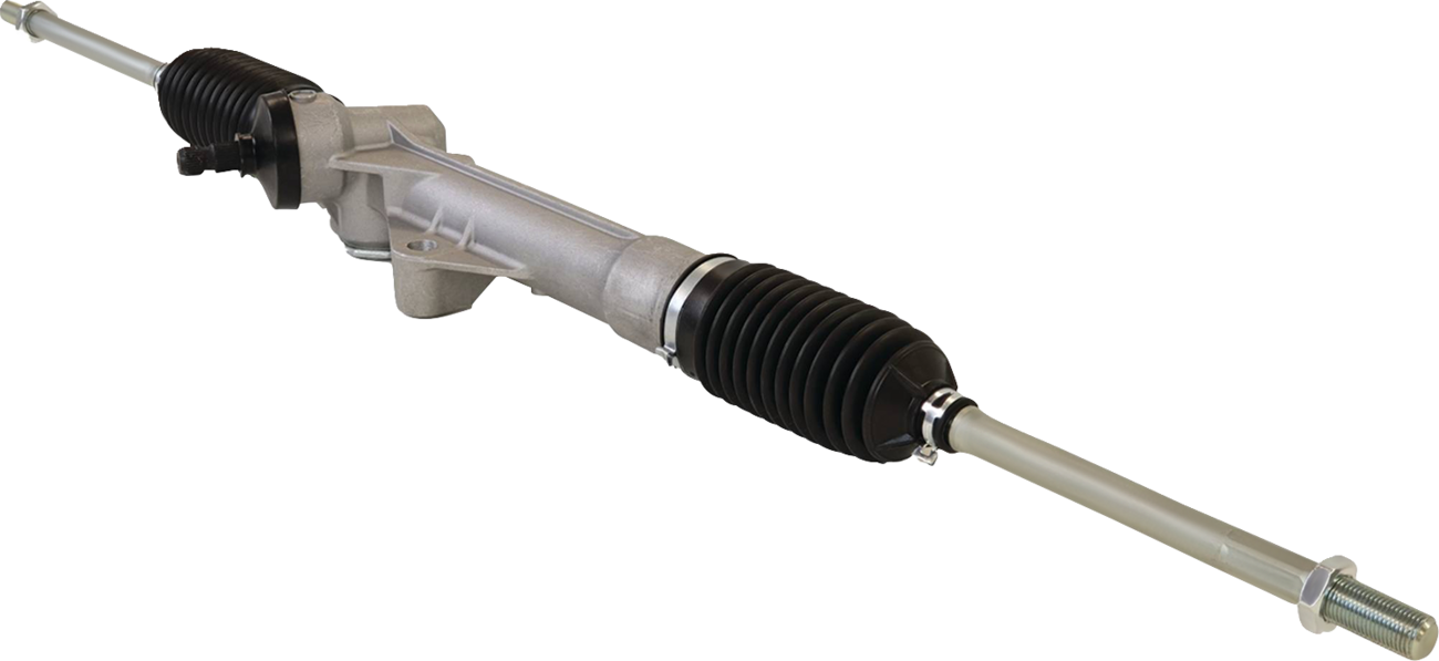 Moose Offroad steering rack 51-4030 for vehicle steering replacement, showing the complete assembly with mounting components.