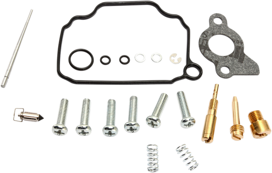 MOOSE OFFROAD Suzuki Carburetor Repair Kit 26-1424 with various gaskets and parts for engine restoration