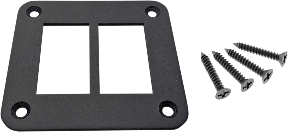 MOOSE OFFROAD Universal Dash Plate with 2 Switches - Model 2PP-ADA