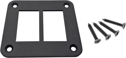 MOOSE OFFROAD Universal Dash Plate with 2 Switches - Model 2PP-ADA