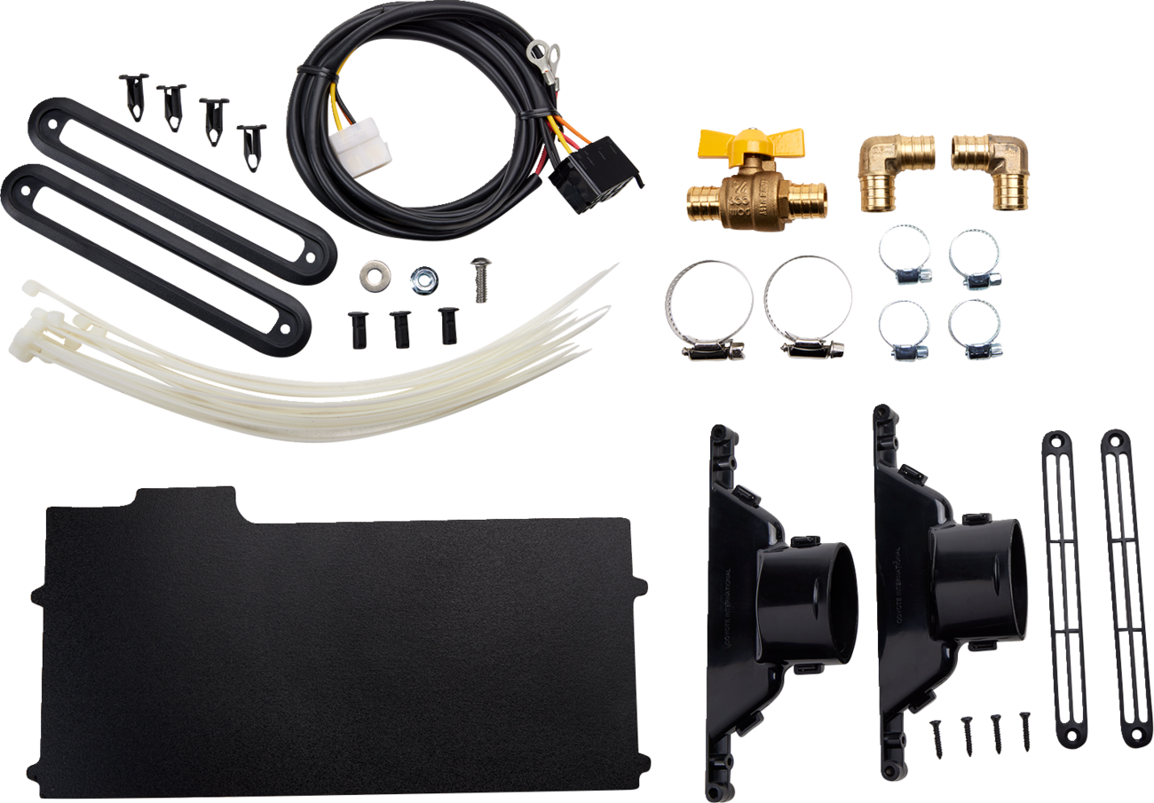 MOOSE OFFROAD UTV Cab Heater - Can-Am Z4621, 12V Universal Kit with Radiator Hose Compatibility