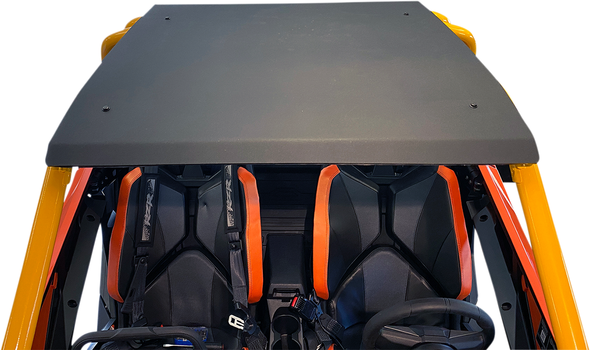 Moose Offroad UTV roof made of one-piece polyethylene with UV stabilizers, designed for off-road utility vehicles.