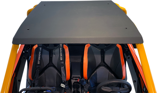 Moose Offroad UTV roof made of one-piece polyethylene with UV stabilizers, designed for durable outdoor protection.