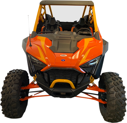 Moose Offroad UTV Roof made of one-piece polyethylene with UV stabilizers, designed for off-road utility vehicle protection.