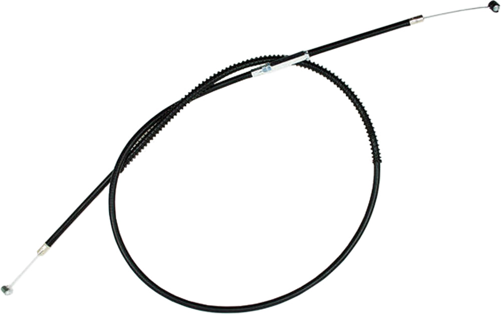 Motion Pro 03-0055 black vinyl clutch cable with longitudinally-wound housing, designed for motorcycle clutch systems.