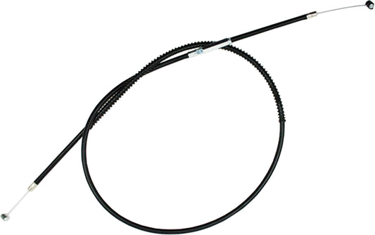 Motion Pro 03-0055 black vinyl clutch cable with longitudinally-wound housing, designed for motorcycle clutch systems.
