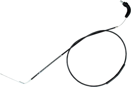 Black vinyl motorcycle throttle cable by MOTION PRO with product code 04-0064, designed for smooth throttle control.