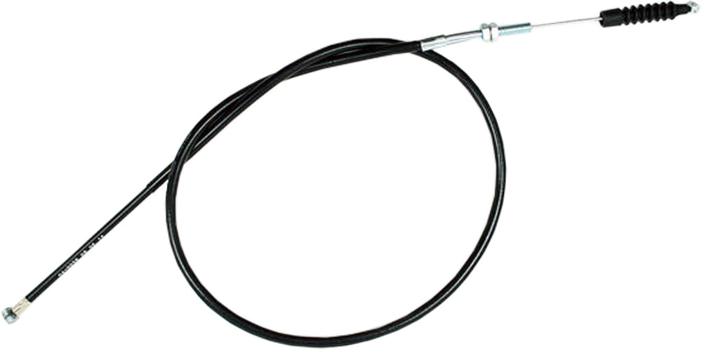 Motion Pro black vinyl clutch cable part #04-0058, showing the durable, flexible cable with black vinyl coating for enhanced performance.