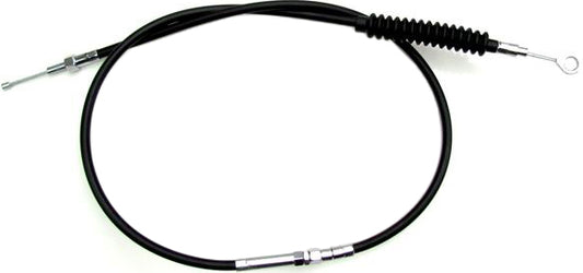 Motion Pro black vinyl clutch LW cable, part #06-0137, showing the sturdy cable with black vinyl coating for motorcycle clutch control