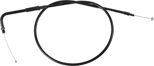 Motion Pro Blackout Throttle Cable Part 06-2396, motorcycle throttle cable with black finish and durable construction shown in the image.