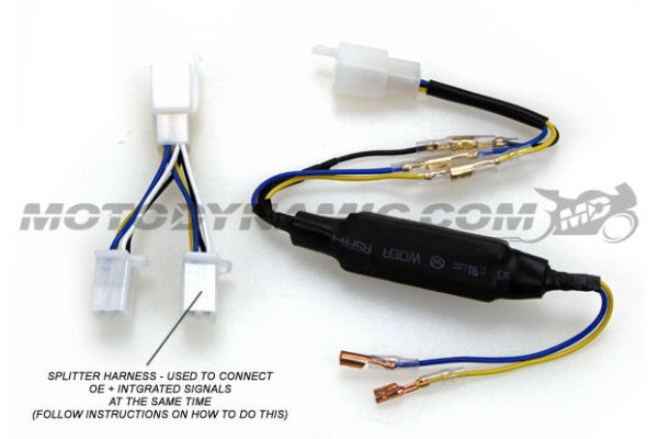 MOTODYNAMIC 2014-2020 Grom LED Tail Light with Integrated Alternating Sequential LED Signals - Howling Moto