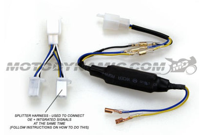 MOTODYNAMIC 2014-2020 Grom LED Tail Light with Integrated Alternating Sequential LED Signals - Howling Moto