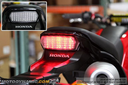 MOTODYNAMIC 2014-2020 Grom LED Tail Light with Integrated Alternating Sequential LED Signals - Howling Moto
