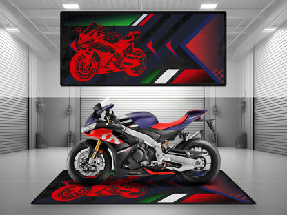Motorcycle Mat for RSV4 Sportbike Motorcycle - U601 - Howling Moto