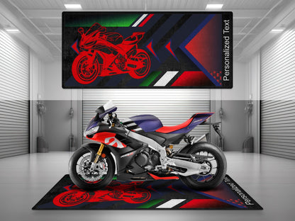 Motorcycle Mat for RSV4 Sportbike Motorcycle - U601 - Howling Moto