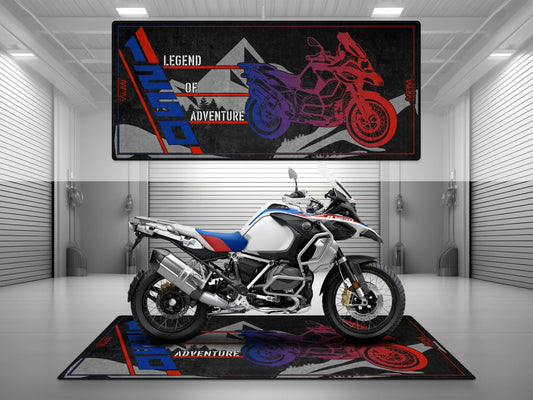 Motorcycle Mat for R1250GS Motorcycle - U501 - Howling Moto