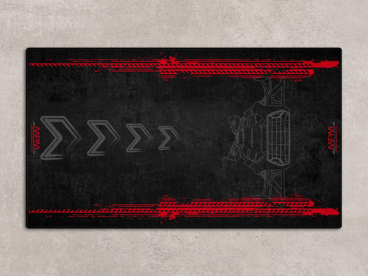 Motorcycle Mat for Can-Am Ryker Motorcycle - U402 - Howling Moto