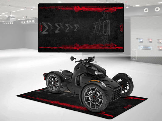 MPM Motorcycle Mat for Can-Am Ryker - U402 - Howling Moto