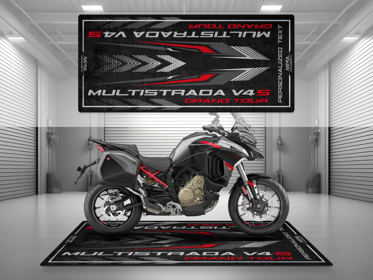 Motorcycle Mat for Ducati Multistrada V4 S Grand Tour Motorcycle - MM4112 - Howling Moto