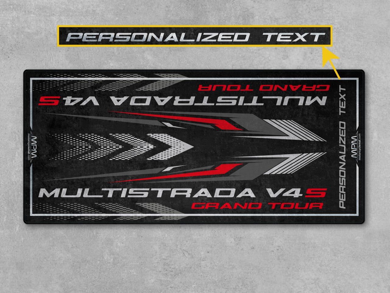 Motorcycle Mat for Ducati Multistrada V4 S Grand Tour Motorcycle - MM4112 - Howling Moto