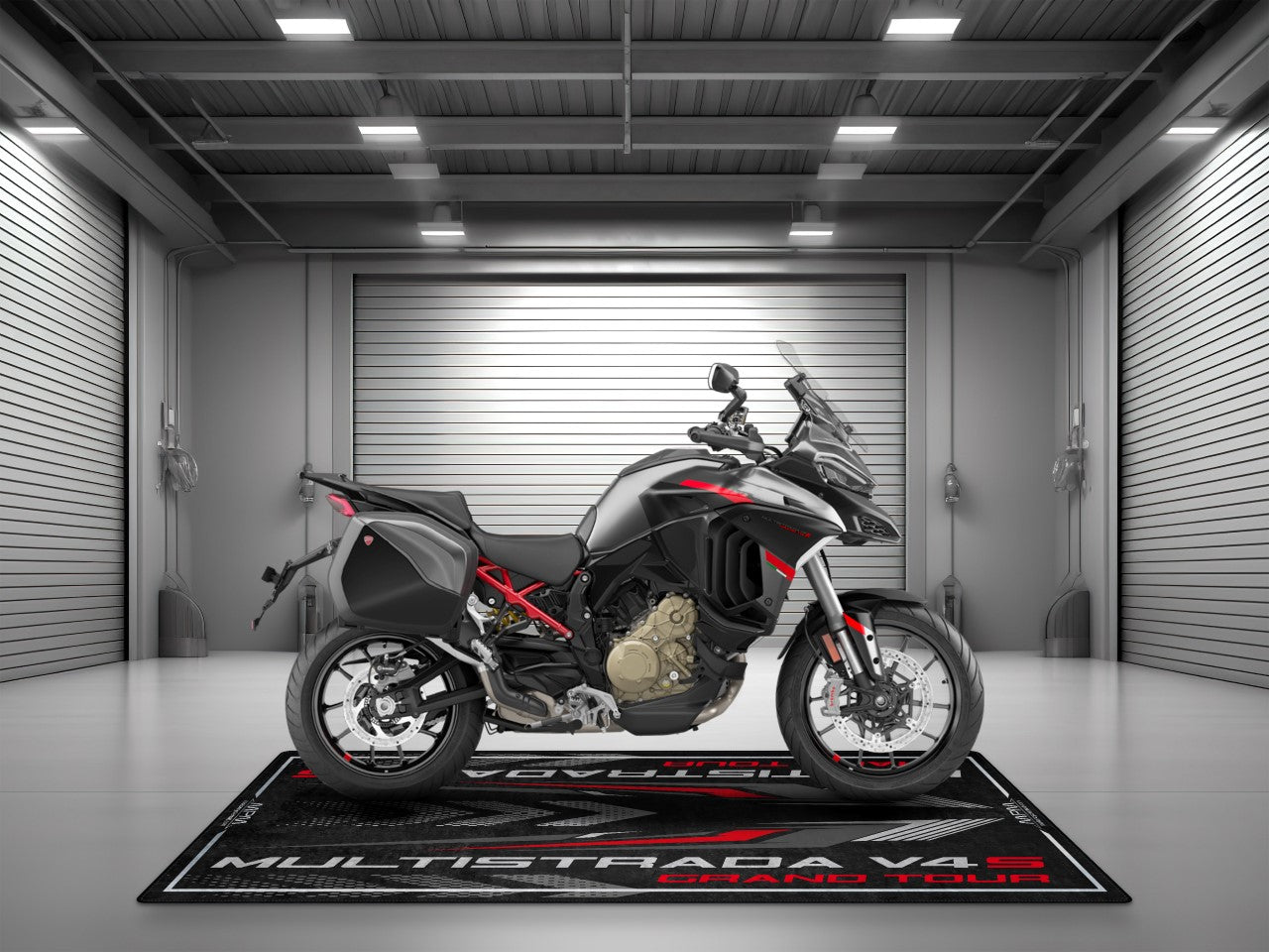 Motorcycle Mat for Ducati Multistrada V4 S Grand Tour Motorcycle - MM4112 - Howling Moto