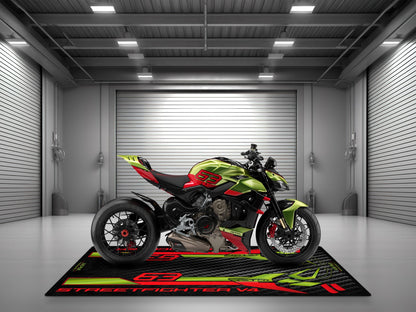 MPM Motorcycle Mat for Ducati Streetfighter V4 Lamborghini Edition - MM4115 - Howling Moto
