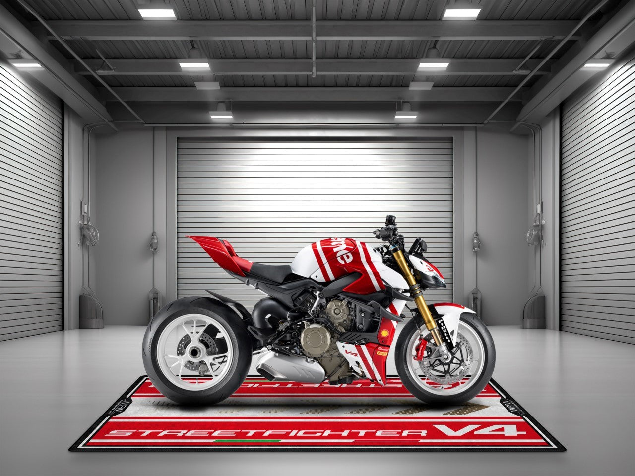Motorcycle Mat for Ducati Streetfighter V4 Supreme Motorcycle - MM4116 - Howling Moto