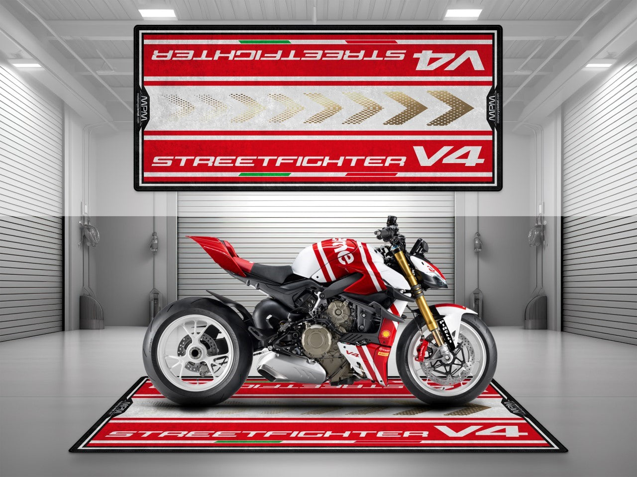 MPM Motorcycle Mat for Ducati Streetfighter V4 Supreme - MM4116 - Howling Moto