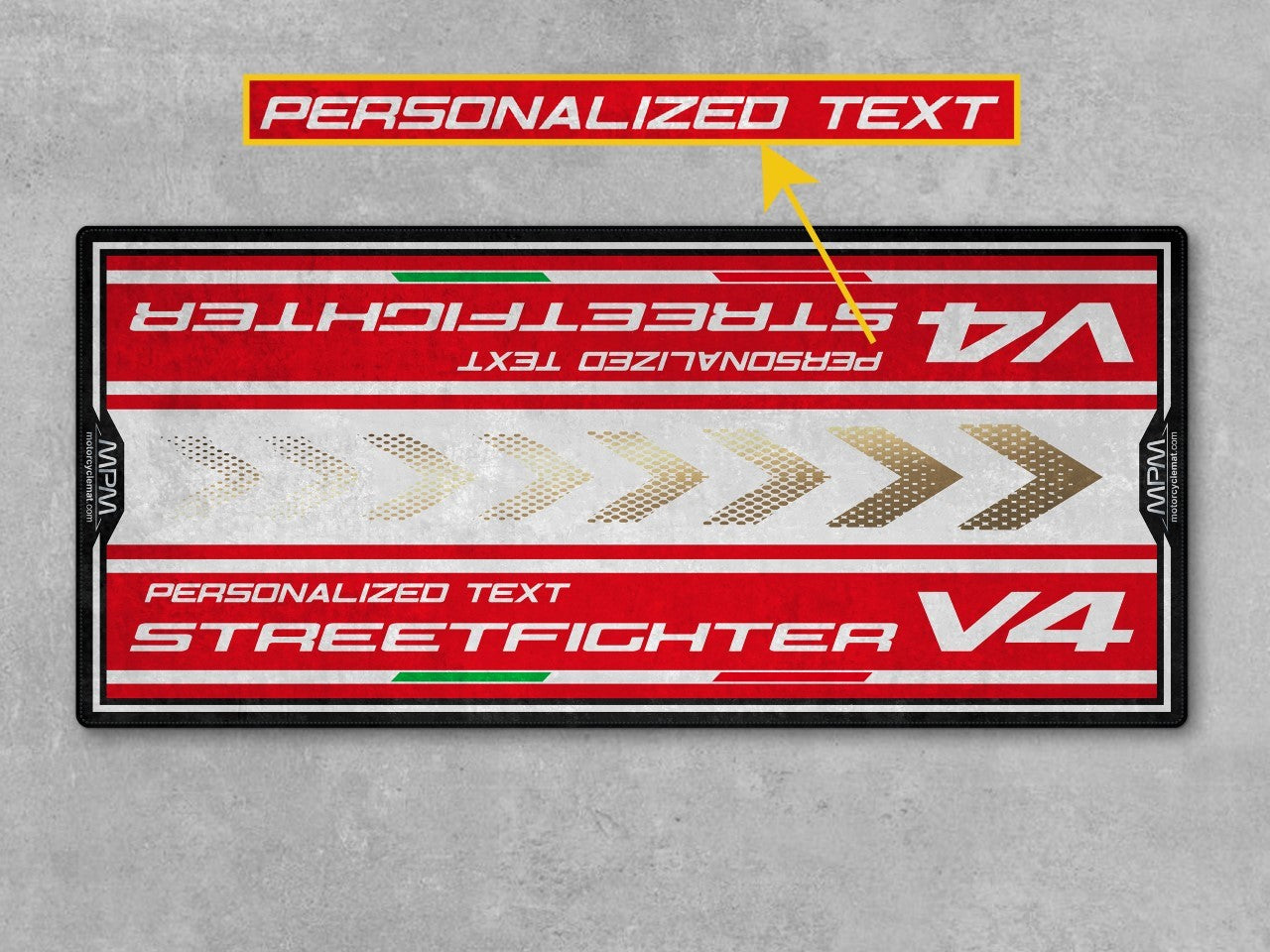 Motorcycle Mat for Ducati Streetfighter V4 Supreme Motorcycle - MM4116 - Howling Moto