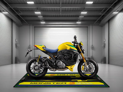 Motorcycle Mat for Ducati Monster Senna Motorcycle - MM4107 - Howling Moto