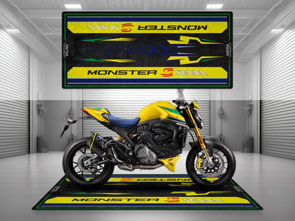 MPM Motorcycle Mat for Ducati Monster Senna - MM4107 - Howling Moto