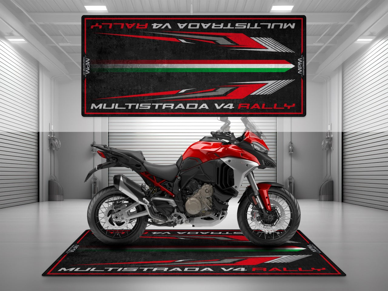 MPM Motorcycle Mat for Ducati Multistrada V4 Rally - MM4111 - Howling Moto