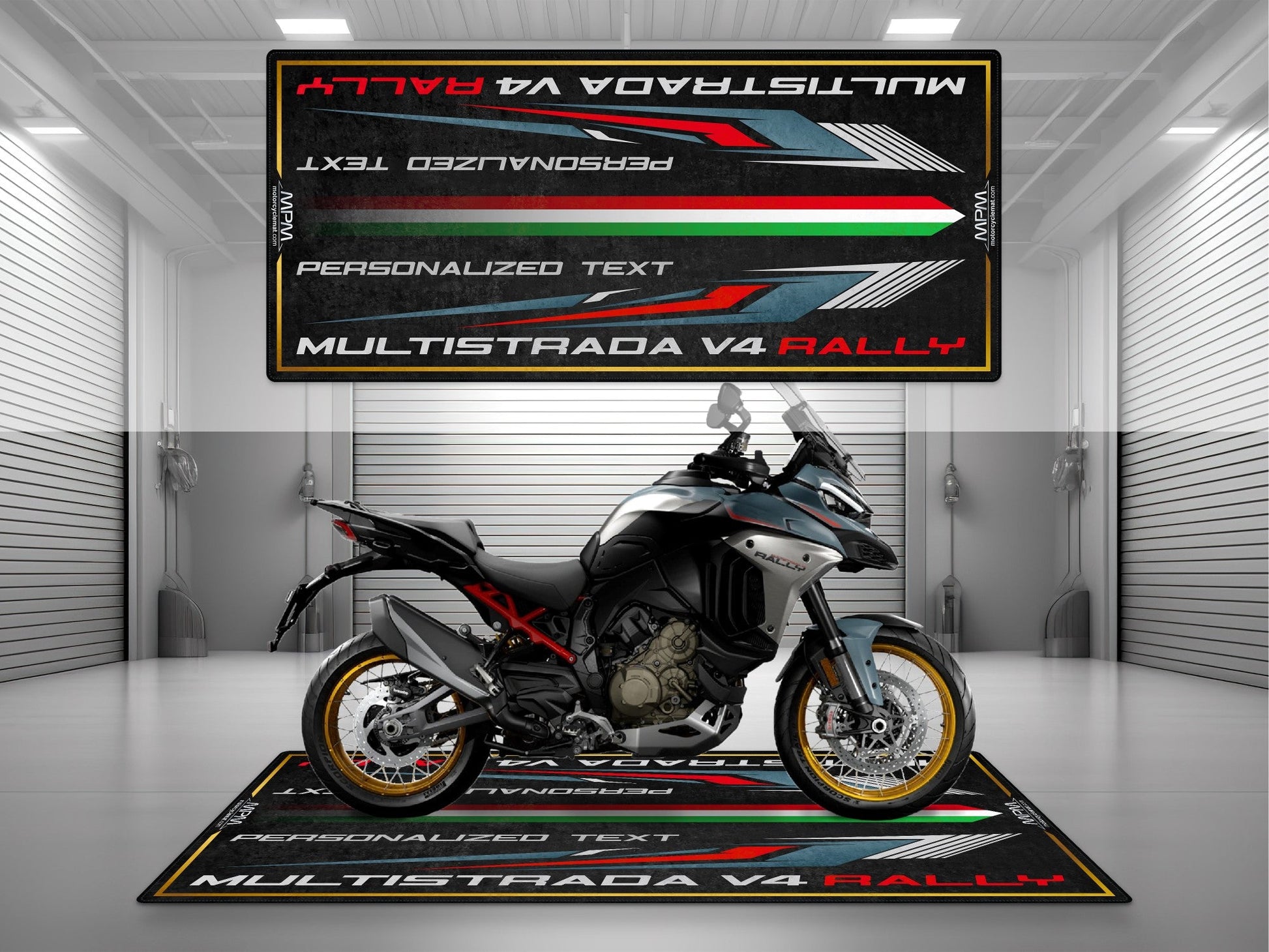 MPM Motorcycle Mat for Ducati Multistrada V4 Rally - MM4111 - Howling Moto