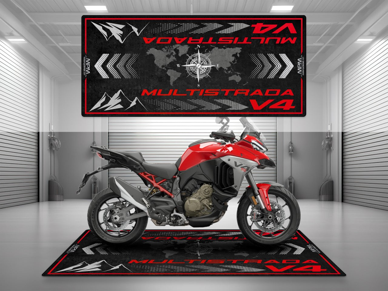 MPM Motorcycle Mat for Ducati Multistrada V4 - MM4109 - Howling Moto
