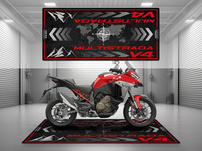 MPM Motorcycle Mat for Ducati Multistrada V4 - MM4109 - Howling Moto