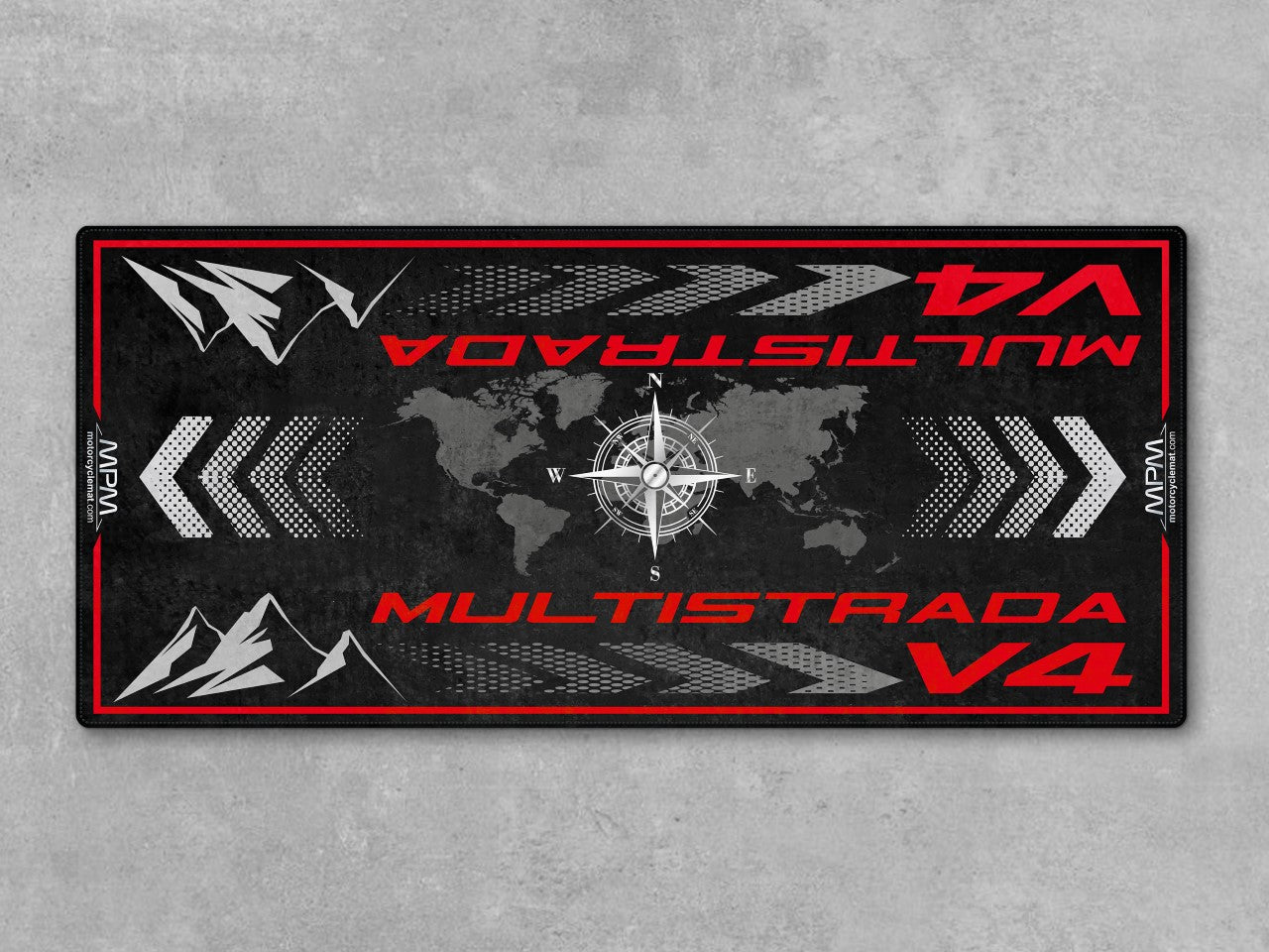 Motorcycle Mat for Ducati Multistrada V4 Motorcycle - MM4109 - Howling Moto