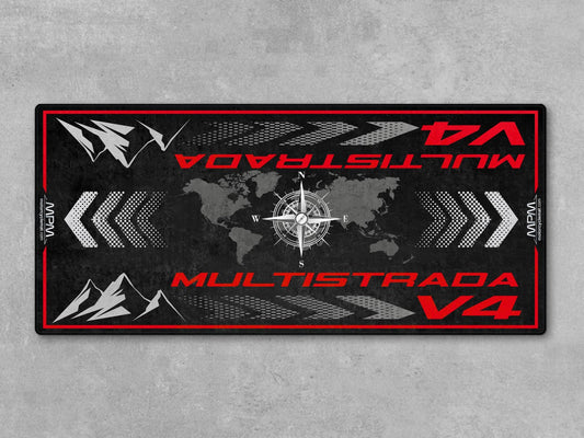Motorcycle Mat for Ducati Multistrada V4 Motorcycle - MM4109 - Howling Moto