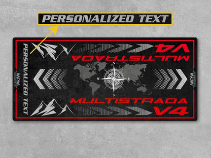 Motorcycle Mat for Ducati Multistrada V4 Motorcycle - MM4109 - Howling Moto