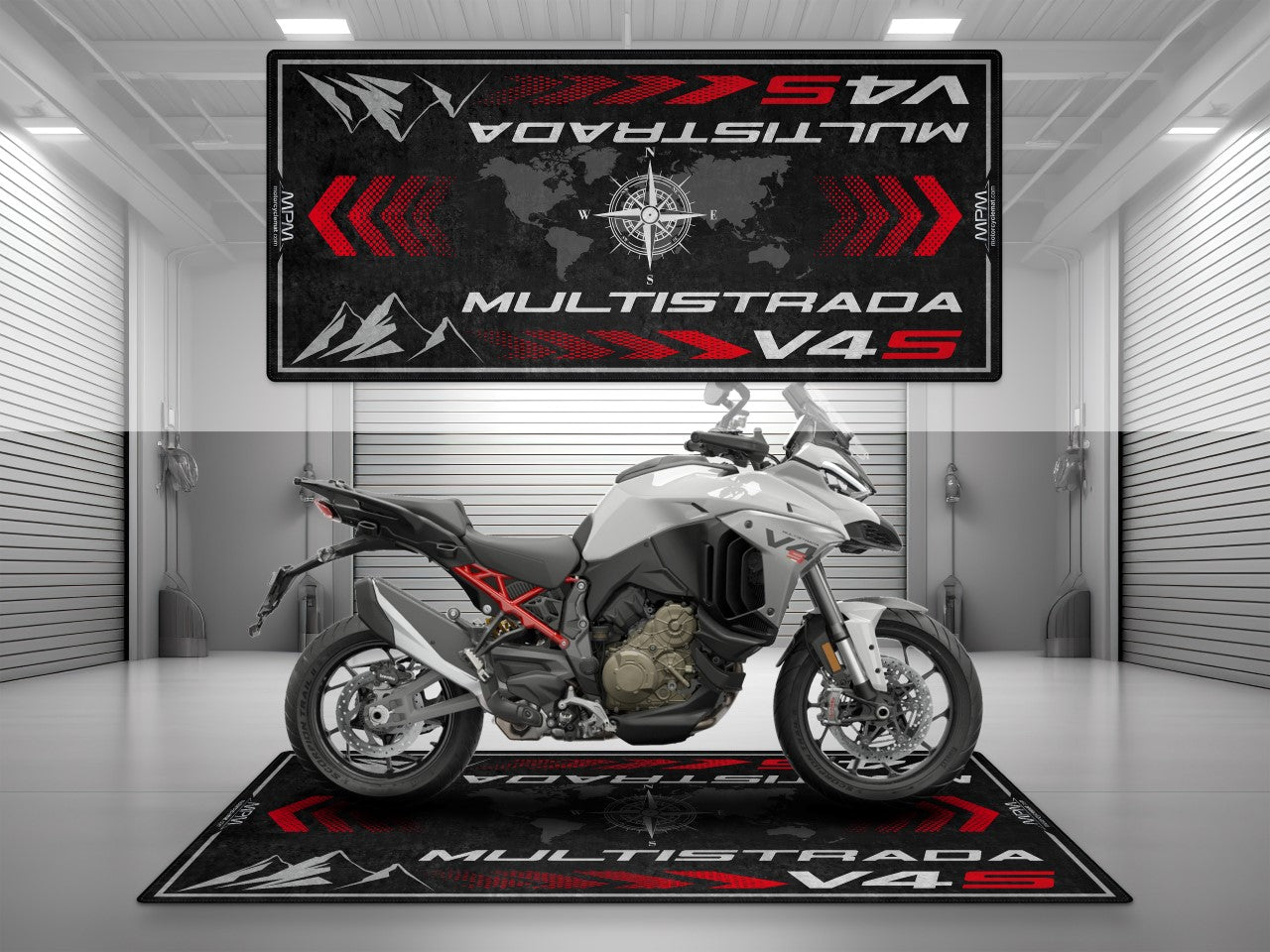 Motorcycle Mat for Ducati Multistrada V4 S Motorcycle - MM4110 - Howling Moto