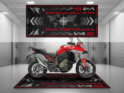 MPM Motorcycle Mat for Ducati Multistrada V4 S - MM4110 - Howling Moto