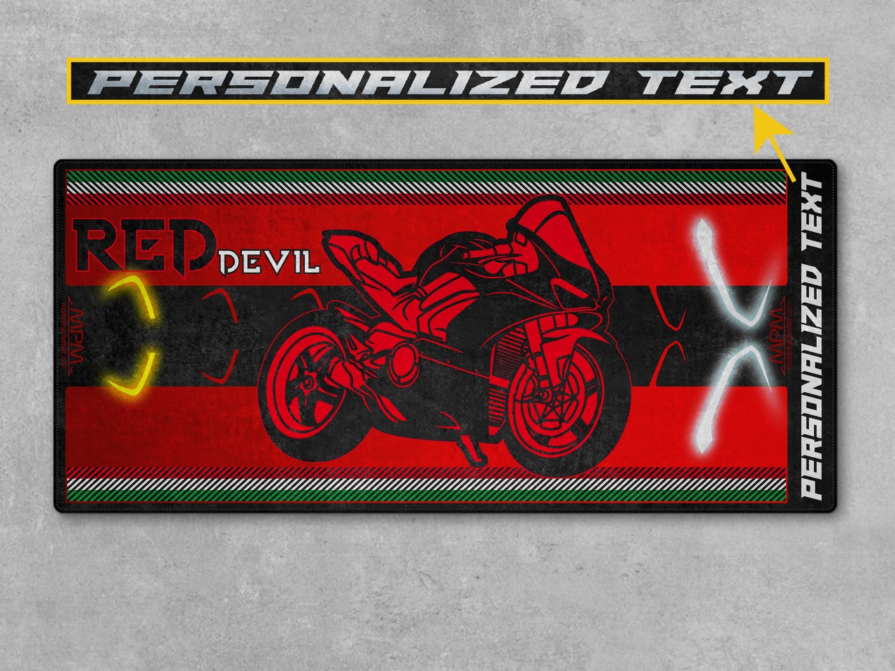 Motorcycle Mat for Ducati Panigale Motorcycle - U801 - Howling Moto
